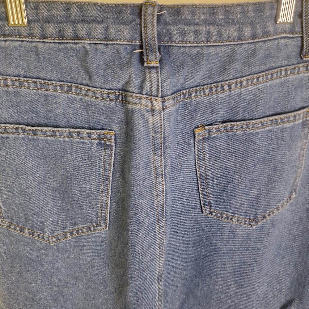 Kensie The Kaya High Rise Straight Wide Leg Jeans. Size 6/28 - Picture 7 of 8